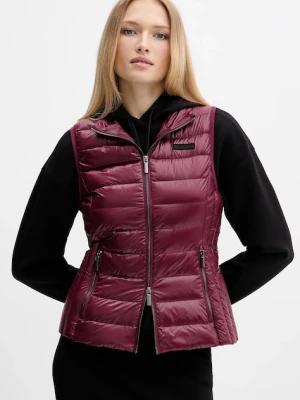 Armani Exchange bezrękawnik puchowy kolor bordowy przejściowy XW001921 AF18757