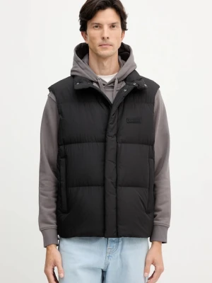 Armani Exchange bezrękawnik puchowy kolor czarny zimowy XM001100 AF16340