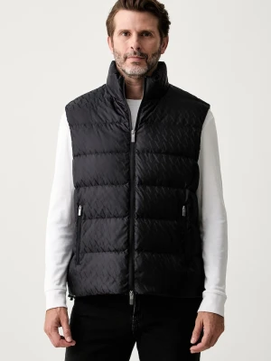 Armani Exchange bezrękawnik puchowy męski granatowy