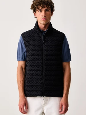 Armani Exchange bezrękawnik puchowy męski granatowy