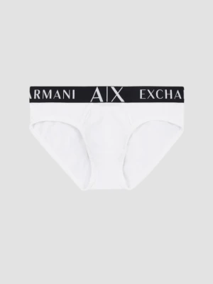 ARMANI EXCHANGE Białe slipy, Rozmiar L