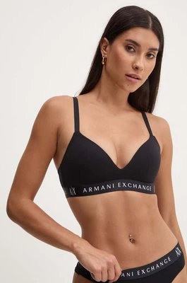 Armani Exchange biustonosz kolor czarny gładki 947027 CC502