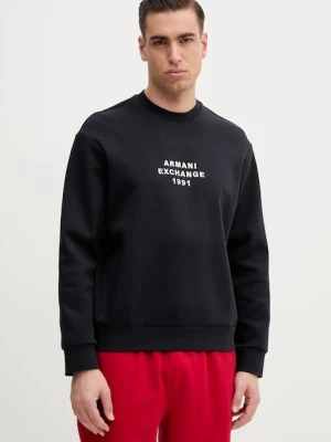 Armani Exchange bluza granatowy