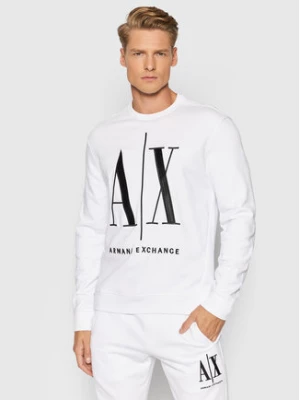 Armani Exchange Bluza 8NZMPA ZJ1ZZ 1100 Biały Regular Fit