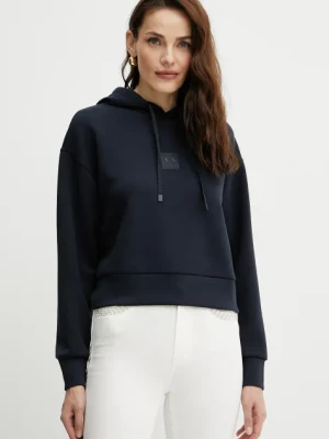 Armani Exchange bluza damska kolor granatowy gładka XW000505 AF12819
