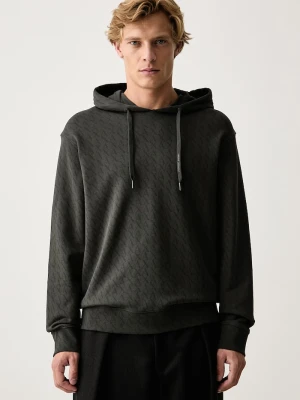 Armani Exchange bluza męska bawełniana zielony