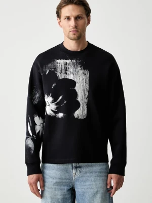 Armani Exchange bluza męska granatowy