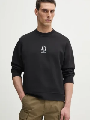 Armani Exchange bluza męska kolor czarny z aplikacją XM000368 AF10818