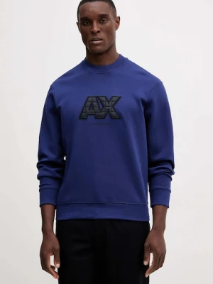 Armani Exchange bluza męska kolor granatowy z aplikacją XM001399 AF13047