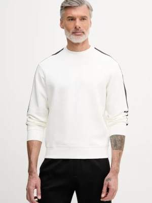 Armani Exchange bluza męska z bawełną beżowy