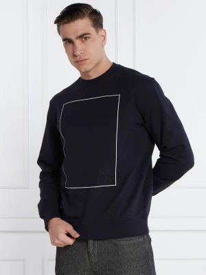 Armani Exchange Bluza | Regular Fit granatowy