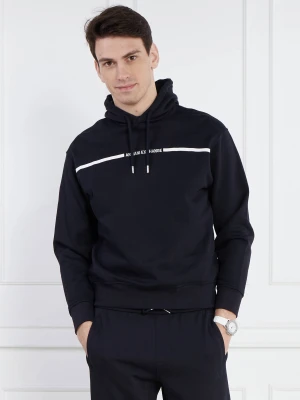 Armani Exchange Bluza | Regular Fit granatowy