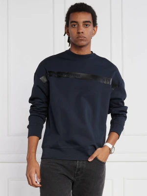 Armani Exchange Bluza | Regular Fit granatowy
