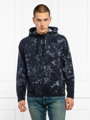 Armani Exchange Bluza | Regular Fit granatowy