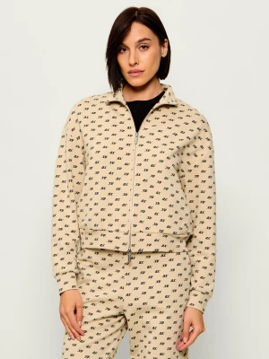Armani Exchange Bluza | Regular Fit beżowy
