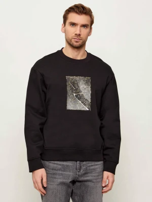 Armani Exchange Bluza | Relaxed fit czarny