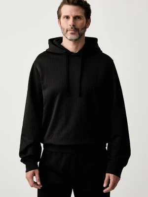 Armani Exchange bluza z kapturem męska czarny
