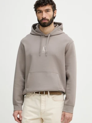 Armani Exchange bluza z kapturem męska z bawełną