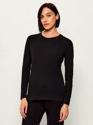 Armani Exchange Bluzka | Regular Fit czarny