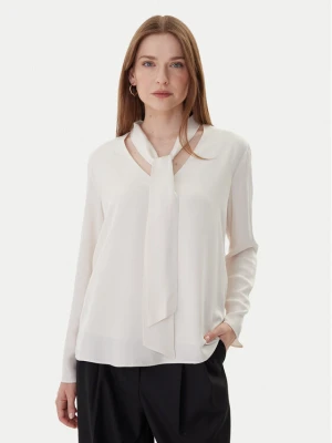 Armani Exchange Bluzka XW000732 AF16122 U1003 Écru Loose Fit Kremowy