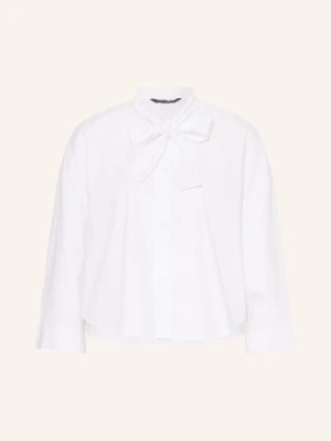 Armani Exchange Bluzka Z Kołnierzykiem weiss