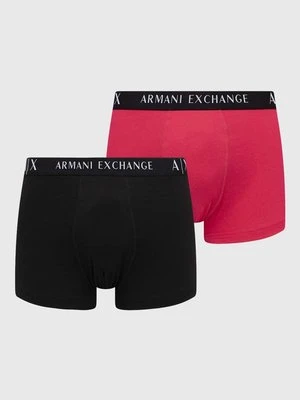 Armani Exchange bokserki 2-pack męskie kolor różowy 957027 CC282 NO