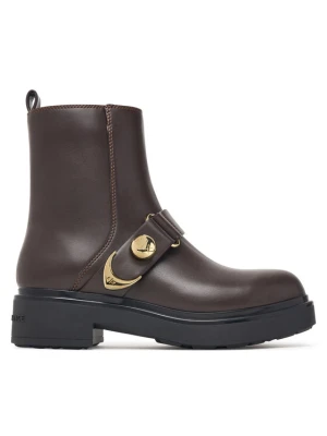 Armani Exchange Botki XW003093 AF18975 U6032 Brązowy ciemny