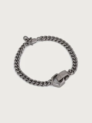 Armani Exchange bransoletka męska ze stali nierdzewnej Classic srebrny