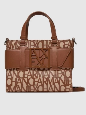 ARMANI EXCHANGE Brązowa torebka klasyczna