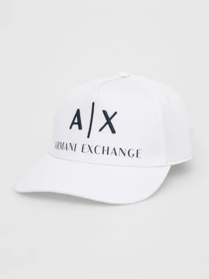 Armani Exchange czapka biały