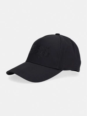 Armani Exchange czapka bejsbolówka damska bawełniana czarny