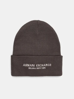 Armani Exchange czapka kolor brązowy XM001637 AF16950