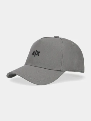 Armani Exchange czapka kolor brązowy z aplikacją 954112 CC571