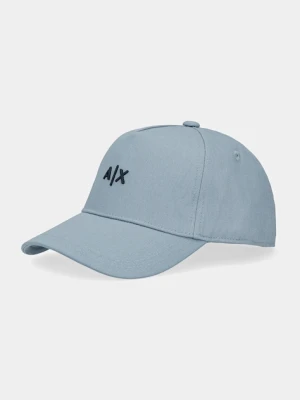 Armani Exchange czapka kolor niebieski z aplikacją 954112 CC571