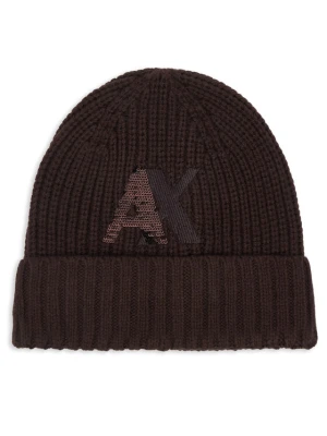 Armani Exchange Czapka XW003007 AF16604 U6032 Brązowy ciemny