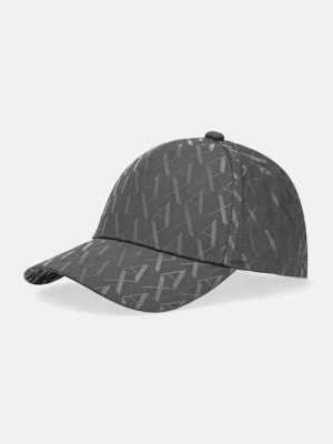 Armani Exchange czapka z daszkiem bawełniana kolor zielony 954229 CC813