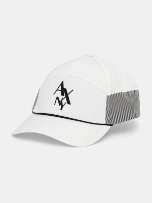Armani Exchange czapka z daszkiem kolor biały XM001514 AF15606