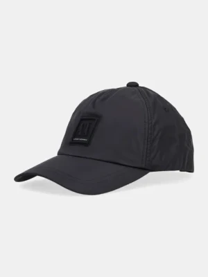 Armani Exchange czapka z daszkiem kolor czarny gładka XM000810 AF13342