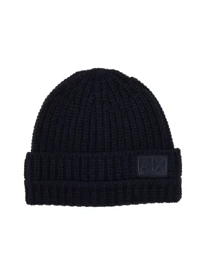 Armani Exchange Czapka | z dodatkiem wełny