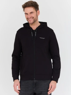 ARMANI EXCHANGE Czarna męska bluza z kapturem, Rozmiar L