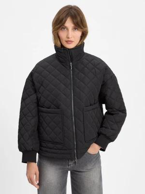 Armani Exchange Damska kurtka pikowana Kobiety czarny jednolity,