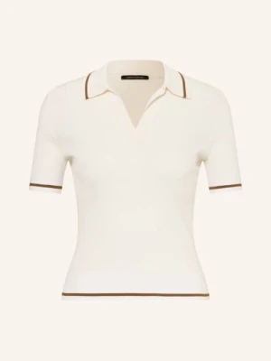 Armani Exchange Dzianinowa Koszulka Polo weiss