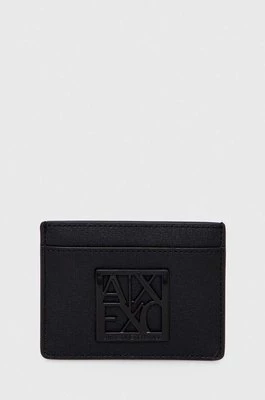 Armani Exchange etui na karty kolor czarny 948573A874