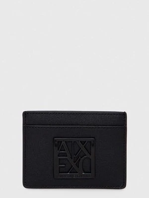 Armani Exchange etui na karty kolor czarny 948573A874