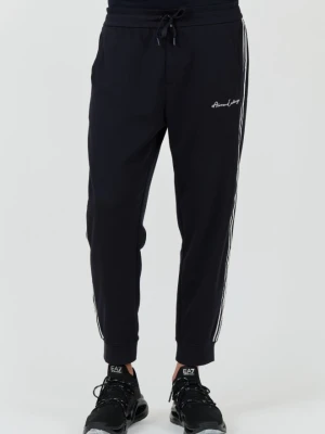 ARMANI EXCHANGE Granatowe męskie spodnie dresowe, Rozmiar M