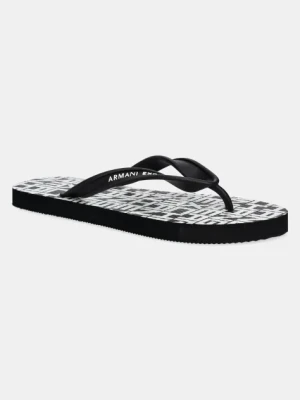 Armani Exchange japonki męskie kolor czarny XUQ002 XV676 N814