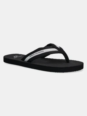 Armani Exchange japonki męskie kolor czarny XUQ006 XV962 N814
