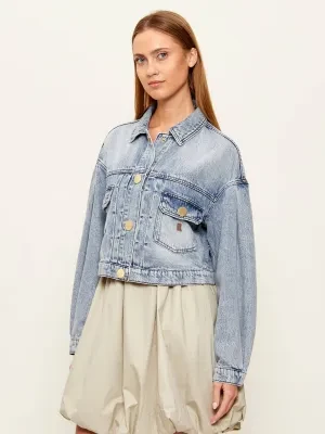 Armani Exchange Jeansowa kurtka | Regular Fit