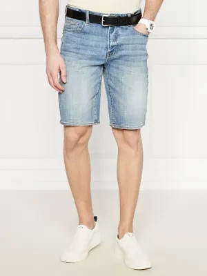 Armani Exchange Jeansowe szorty BERMUDA | Regular Fit