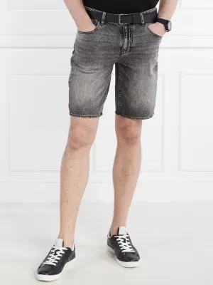 Armani Exchange Jeansowe szorty Bermudy | Slim Fit